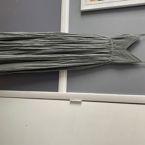 Open Back Woven Maxi Dress